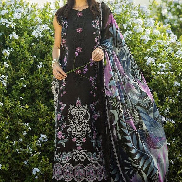 3PC DHANAK EMBROIDERED SUIT4626-AL